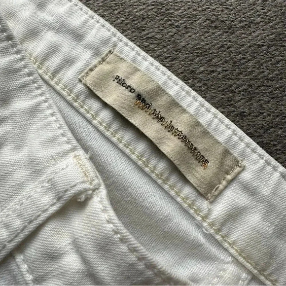 Anthropologie Pilcro White Capris With Floral Print Size 28 - Picture 4 of 9